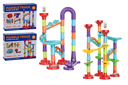 Knikkerbaan in doos 2 assorti