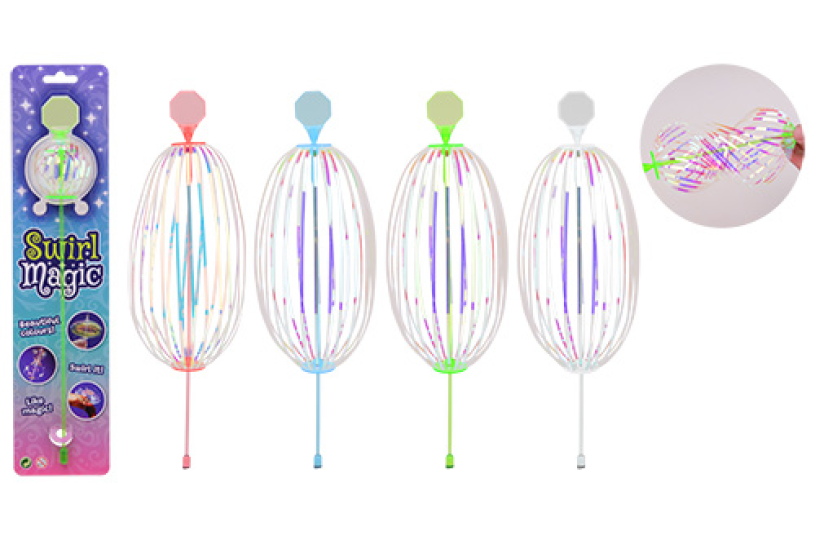 Glitter en draaiende toverstaf