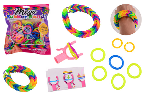 Knoop je eigen armband XXL 72 stuks in zak