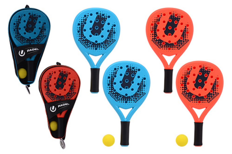 Urban Disctrict padel set in draagtas 2 assorti