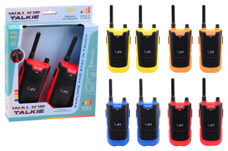 Walkie Talkie - 300 meter bereik, 4 assorti