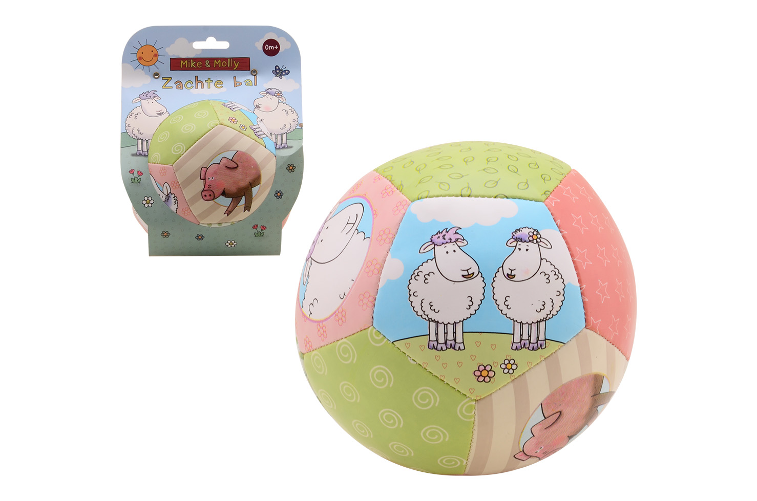 Mike & Molly - Zachte bal in zachte kleuren