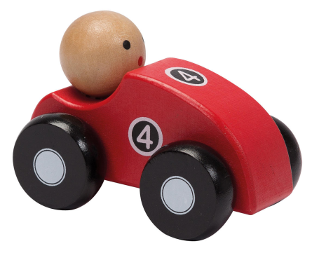 Joueco - Houten auto s 4 assorti in display