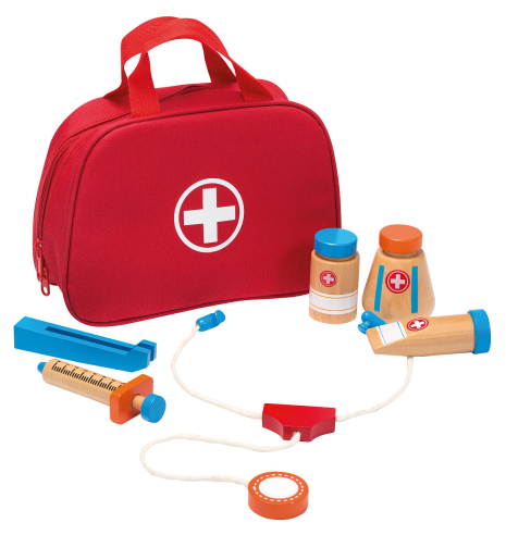 Joueco - Dokterstas met accessoires 11-delig