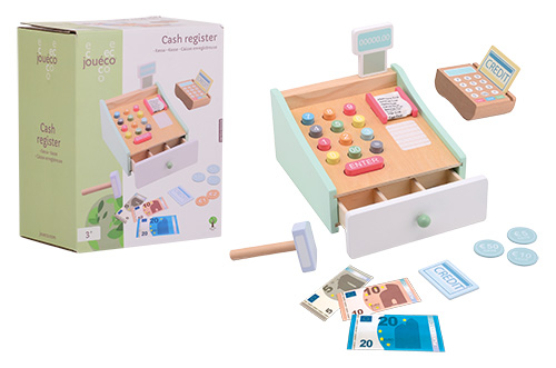 Joueco - Houten kassa met scanner