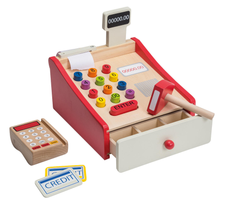 Joueco - Houten kassa met scanner