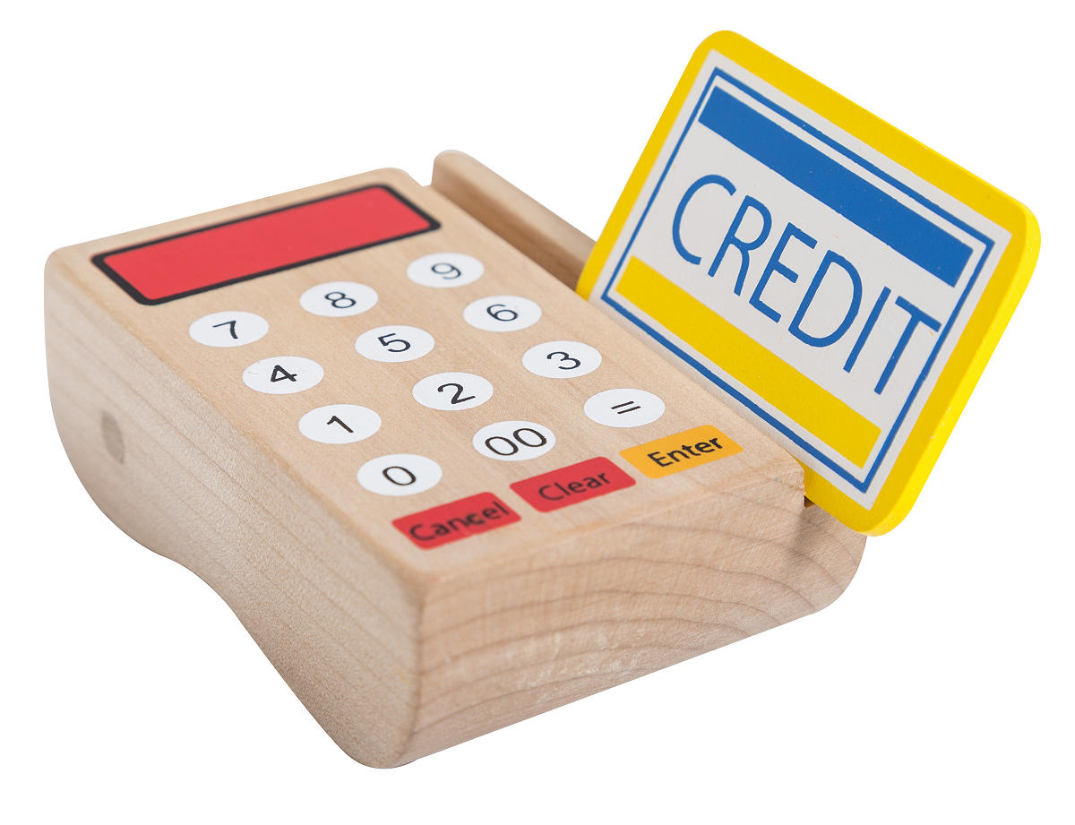 Joueco - Houten kassa met scanner