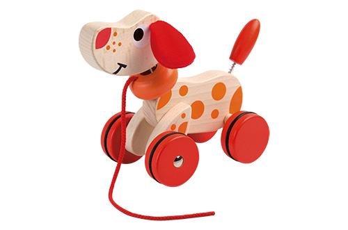 Joueco - Houten kwispel hondje