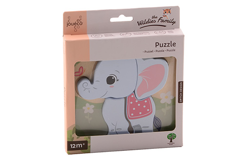 Jouéco - The Wildies Family puzzel 4 assorti