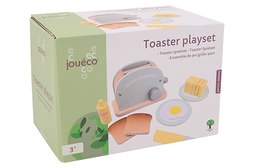 Joueco - Houten toaster speelset