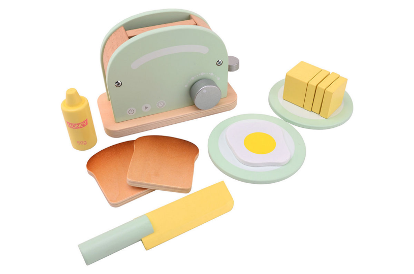 Joueco - Houten toaster speelset