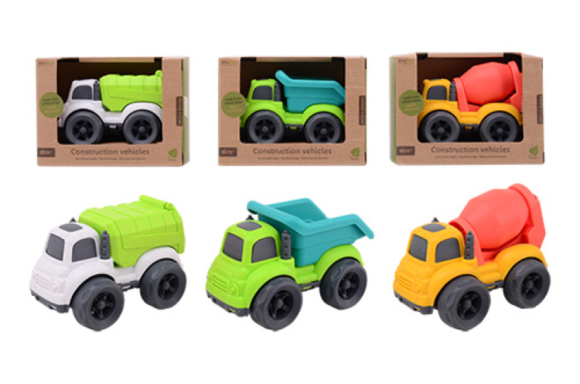 Jouéco - Bouwvoertuigen 3 assorti
