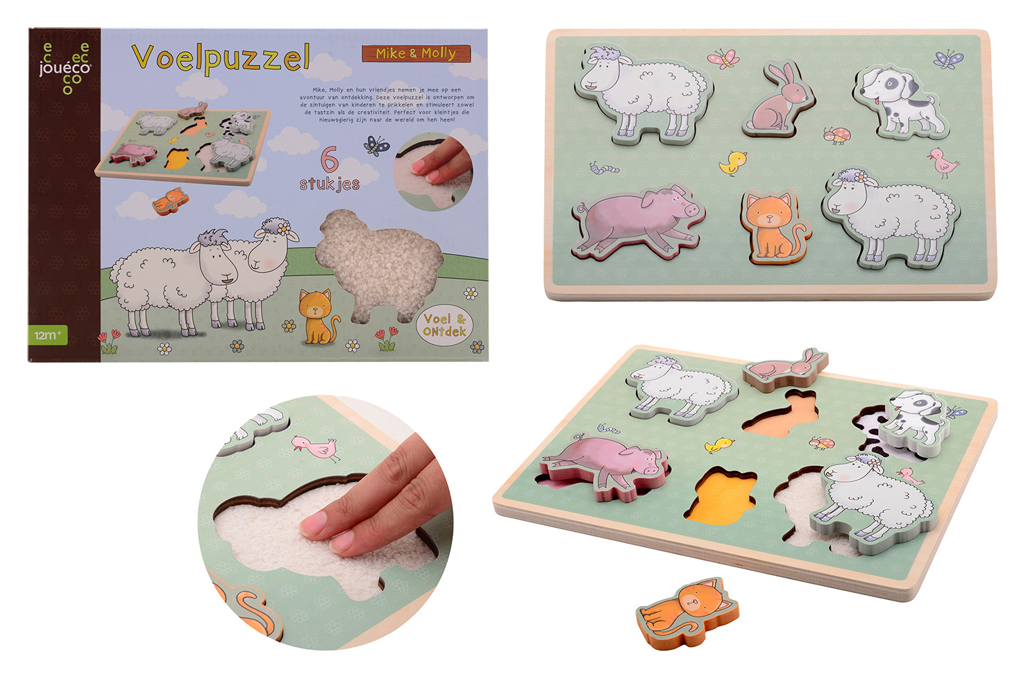 Mike & Molly - Zachte vakjes puzzel