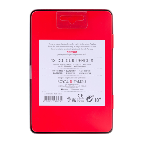 Bruynzeel blik 12 kleurpotloden