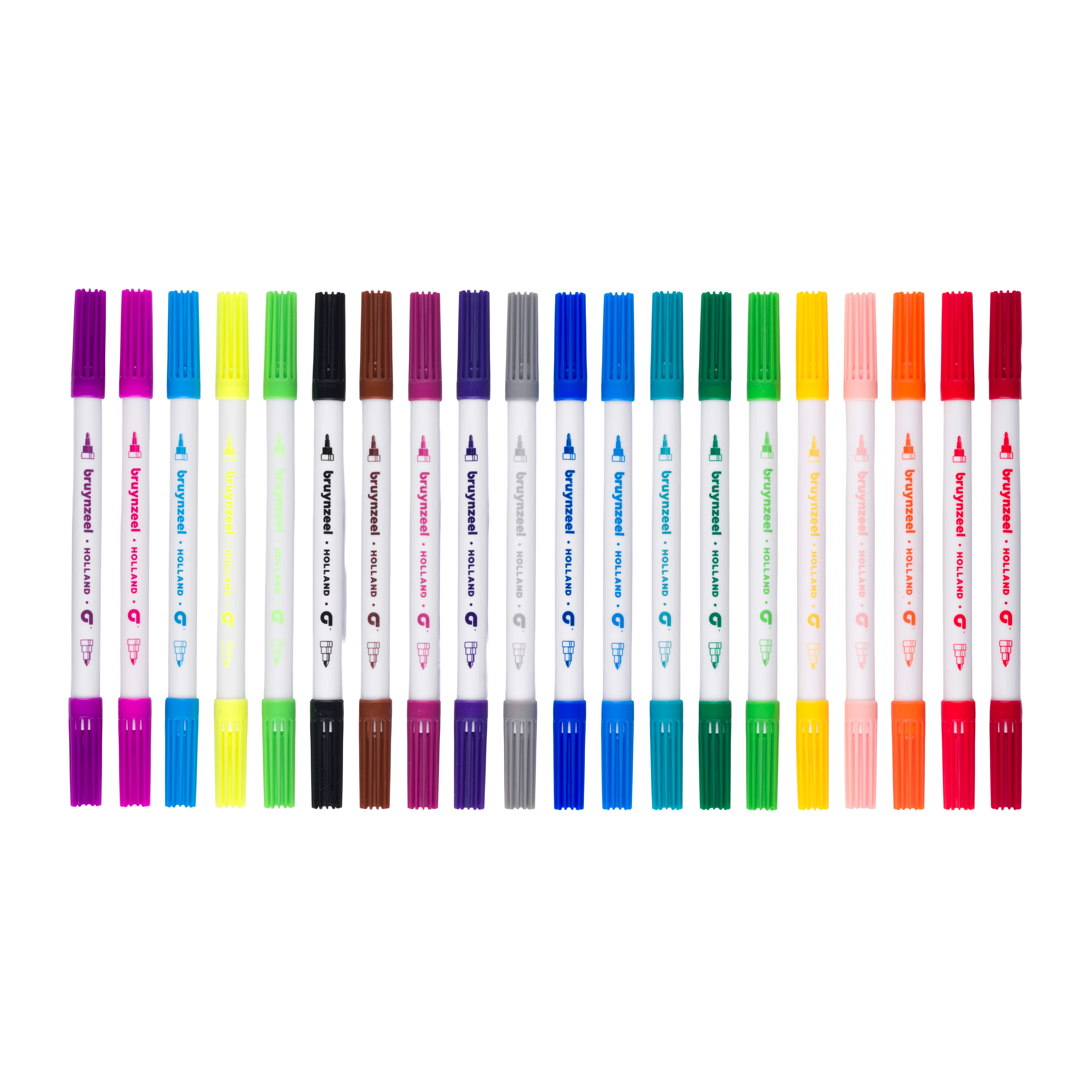 Bruynzeel Kids Twin Point viltstiften set 20