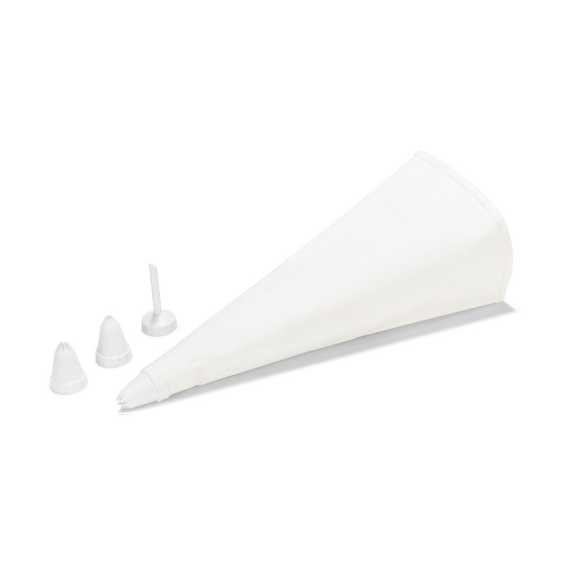 Patisse spuitzak met 4 spuitmondjes 31cm