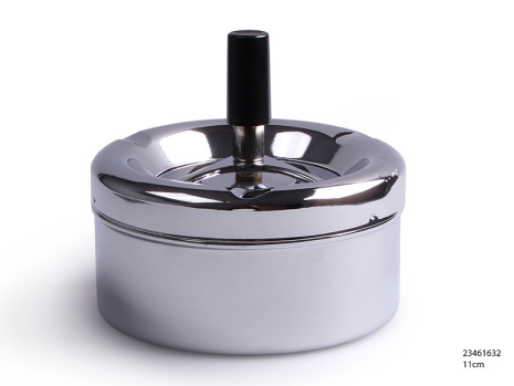 Drukasbak chroom rond 11cm