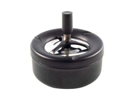 Drukasbak zwart rond 11cm