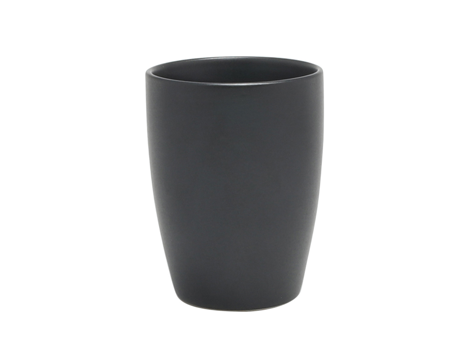 Mok 340ml zonder oor - mat zwart