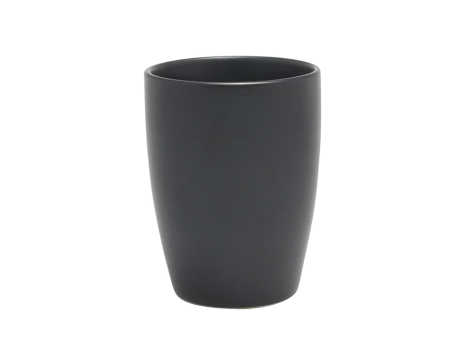 Mok 340ml zonder oor - mat zwart