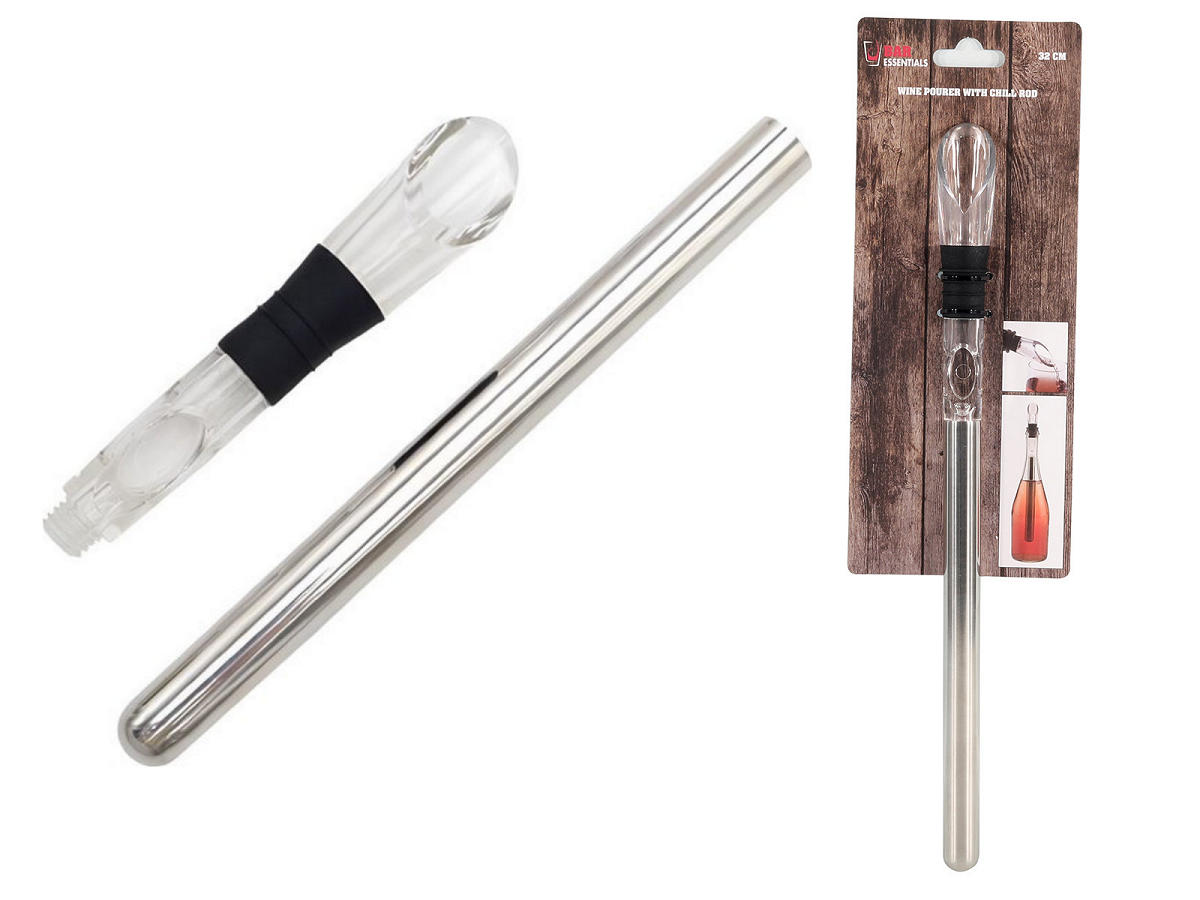 Wijnkoeler stick rvs 32cm