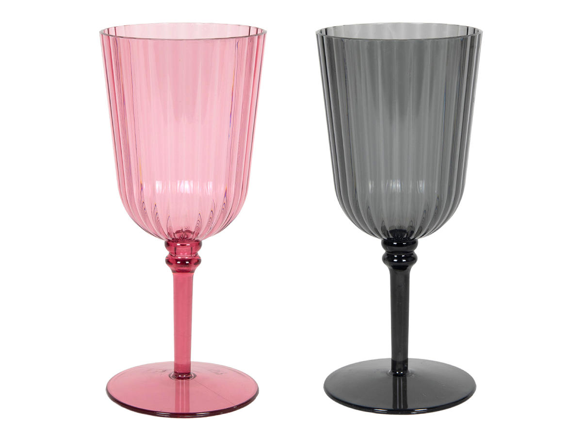 Servies Line Wijnglas 8x18,5cm assorti