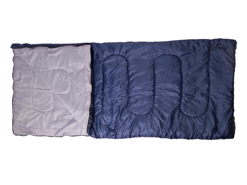 Slaapzak polyester blauw 200x80cm