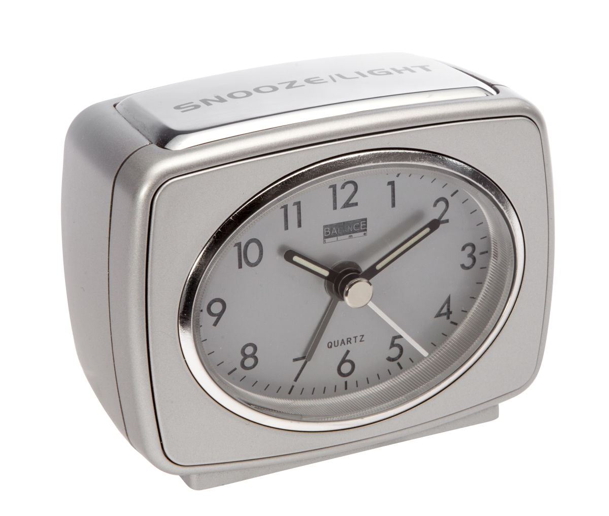 Balance Time wekker analoog zilver
