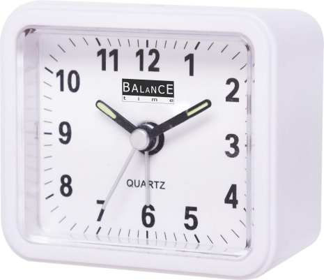 Balance Time wekker analoog wit
