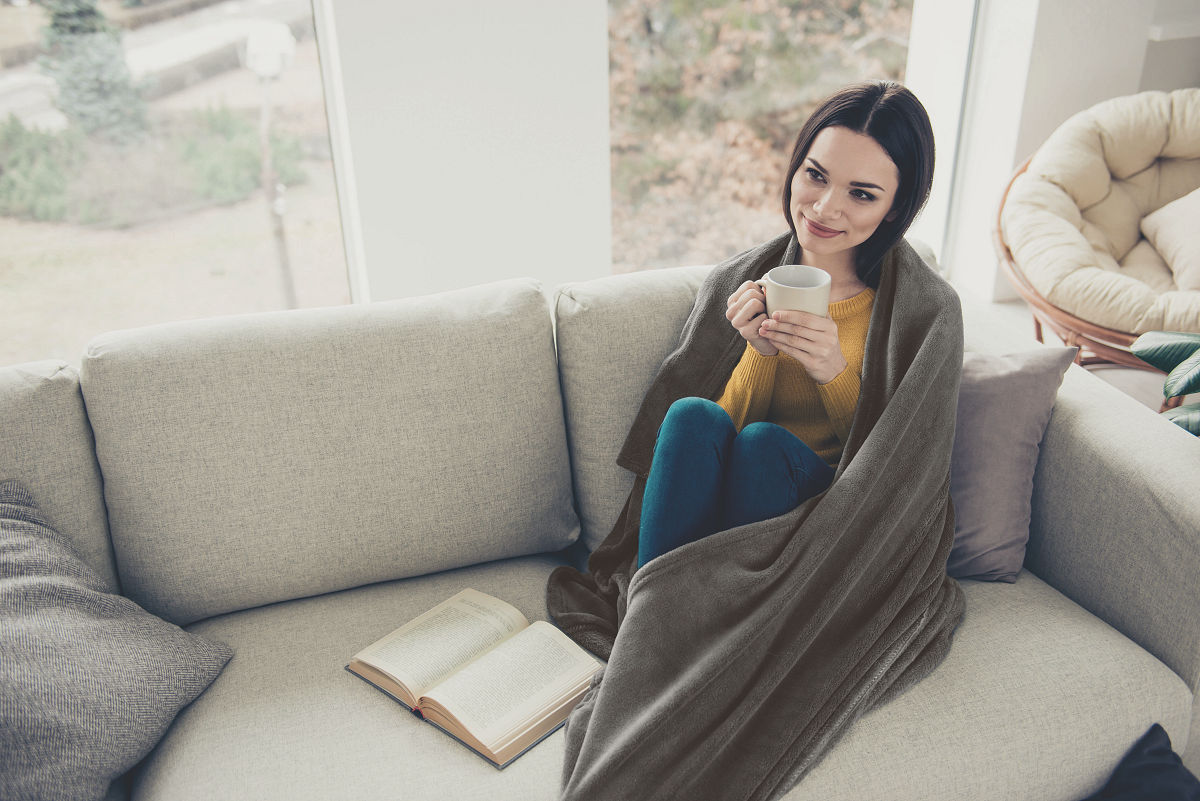 Inventum Plaid omslagdeken 180x130cm 160 Watt