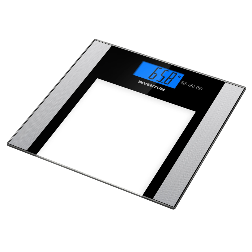 Inventum PW708ZW Personenweegschaal LCD - Transparant -180kg