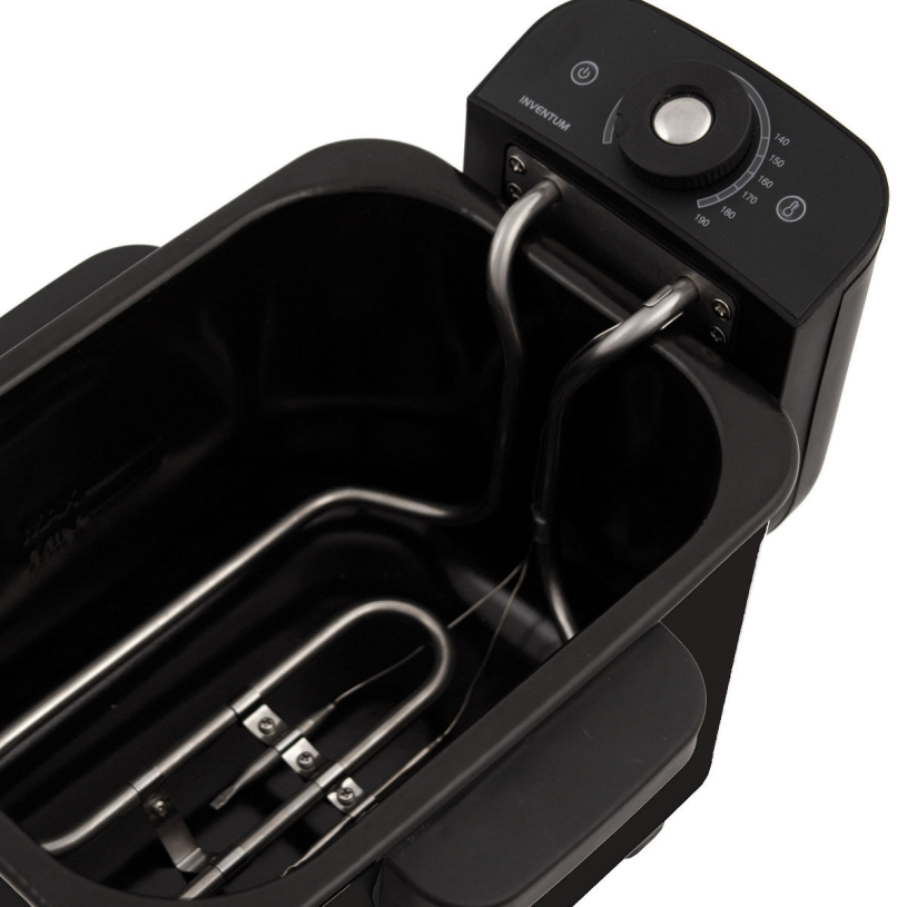 Inventum GF431B Koude Zone Friteuse 3L Zwart 2200W