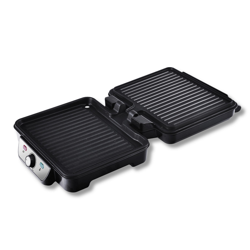 Inventum Contactgrill 1800W zwart/RVS
