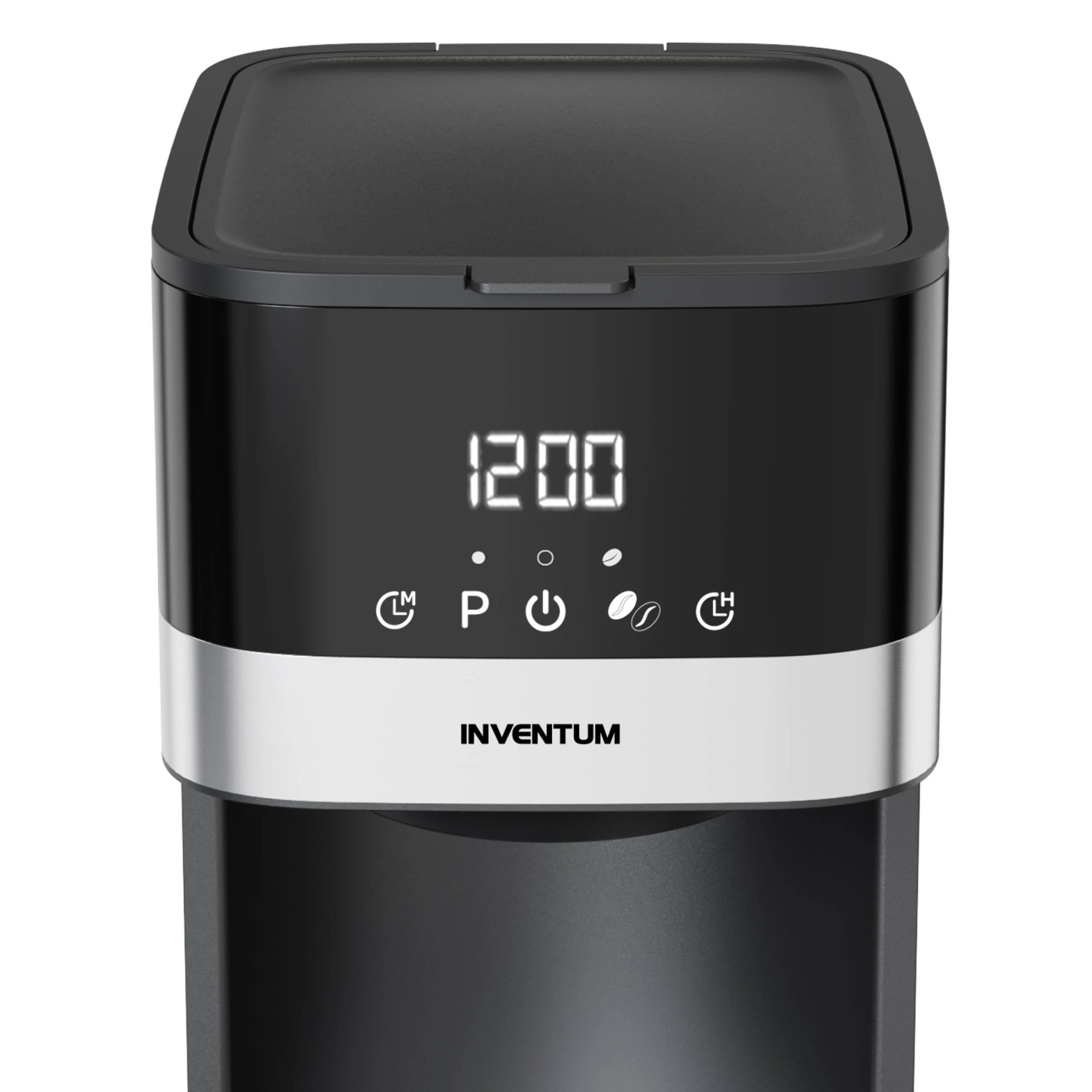 Inventum Koffiezetter 1,5L 12 Kops zwart/RVS warmhoudfunctie