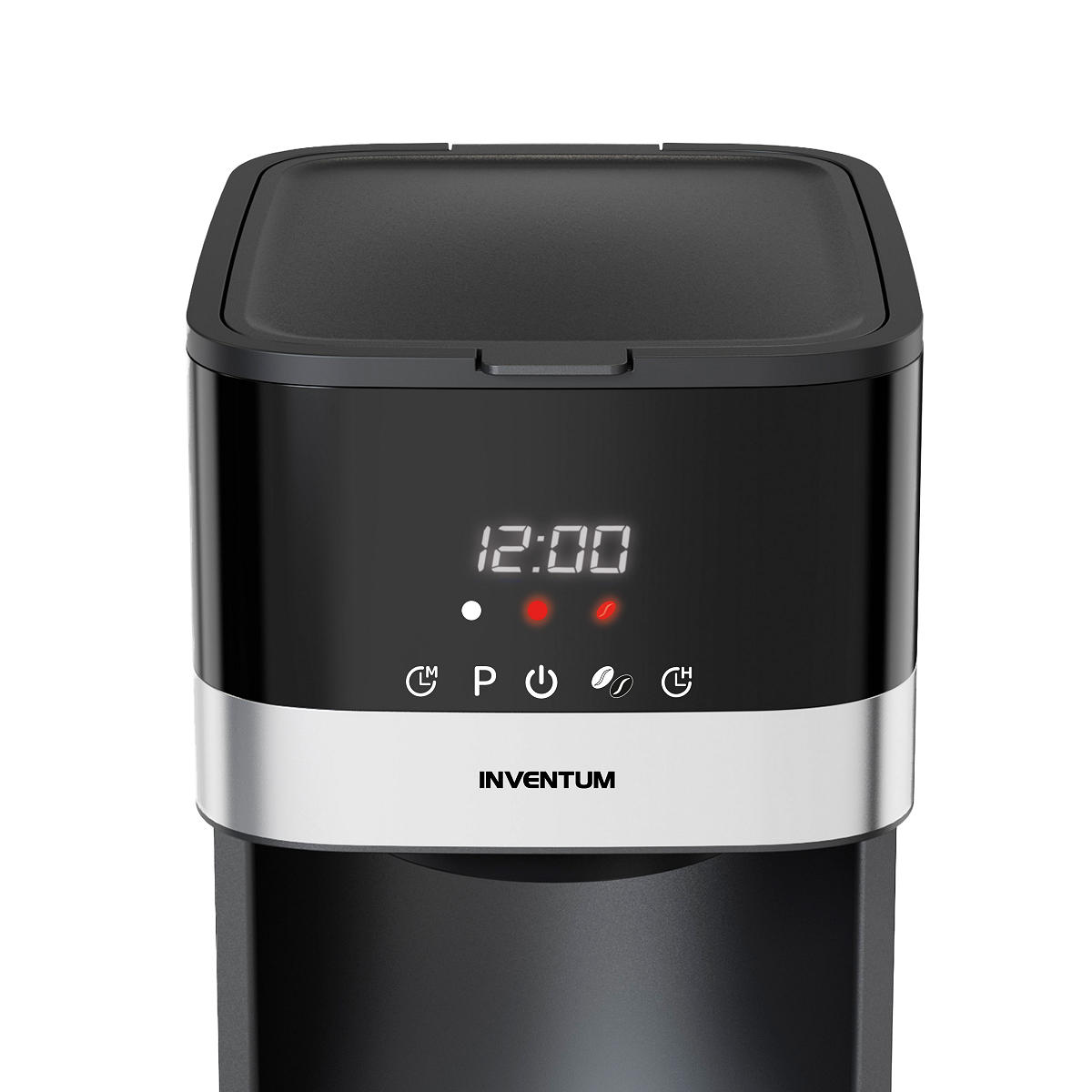 Inventum Koffiezetappa1,2L 10 Kops zwart/RVS met Thermoskan