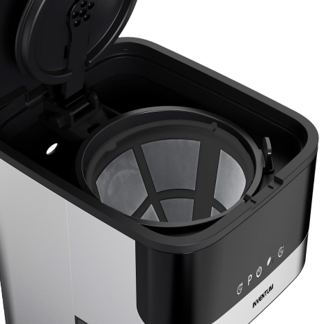 Inventum Koffiezetappa1,2L 10 Kops zwart/RVS met Thermoskan