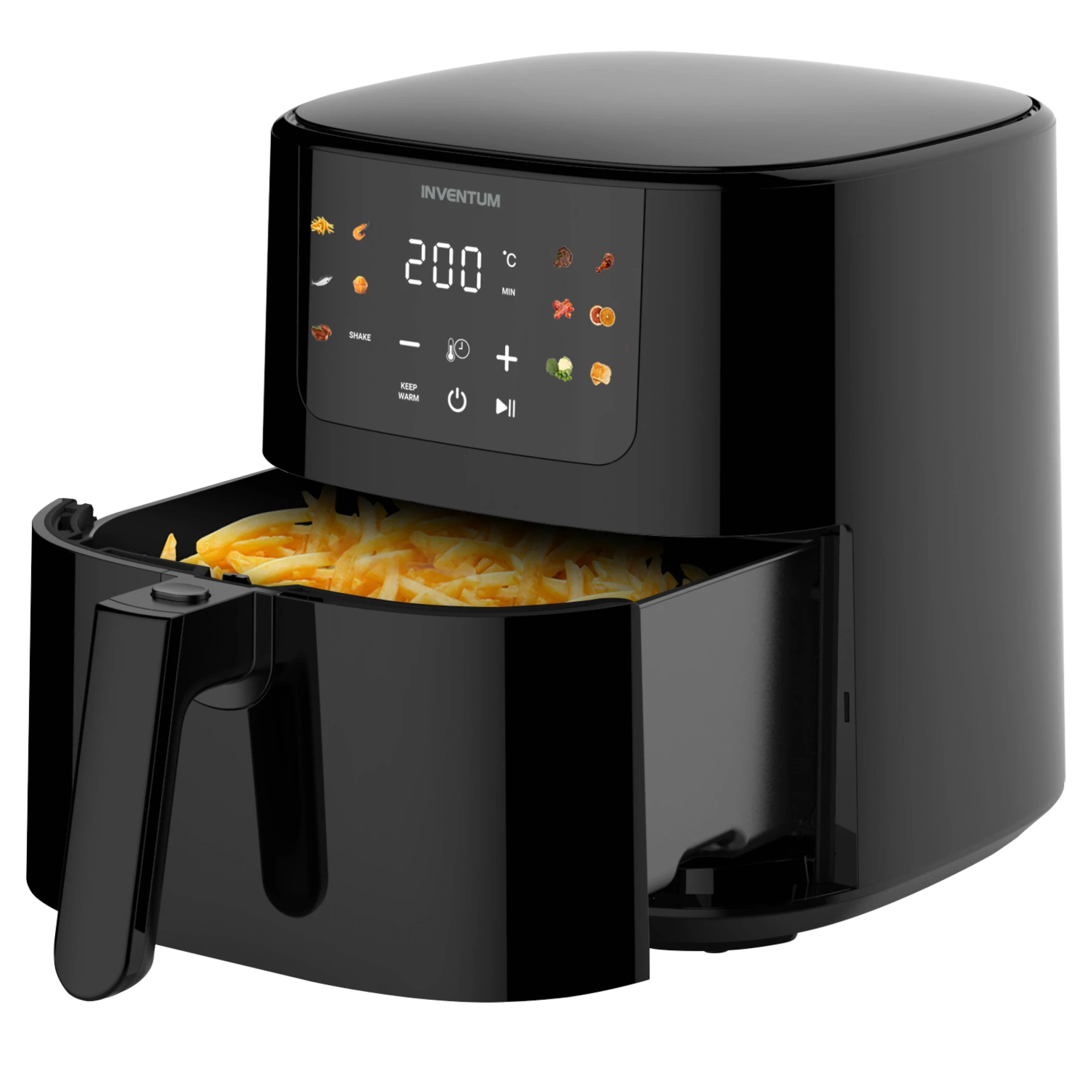 Inventum GF501HLDB Airfryer Friteuse 5L Zwart 1500W
