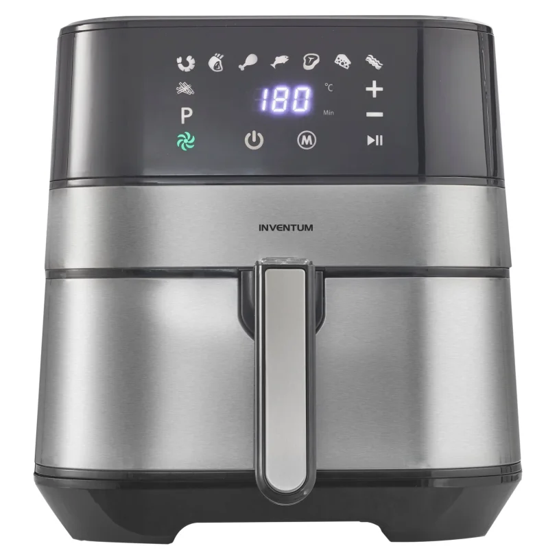Inventum GF500HLD Airfryer Friteuse 5L Zwart/RVS 1700W