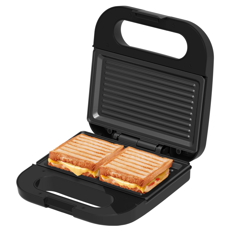 Inventum Sandwich grill 750W zwart