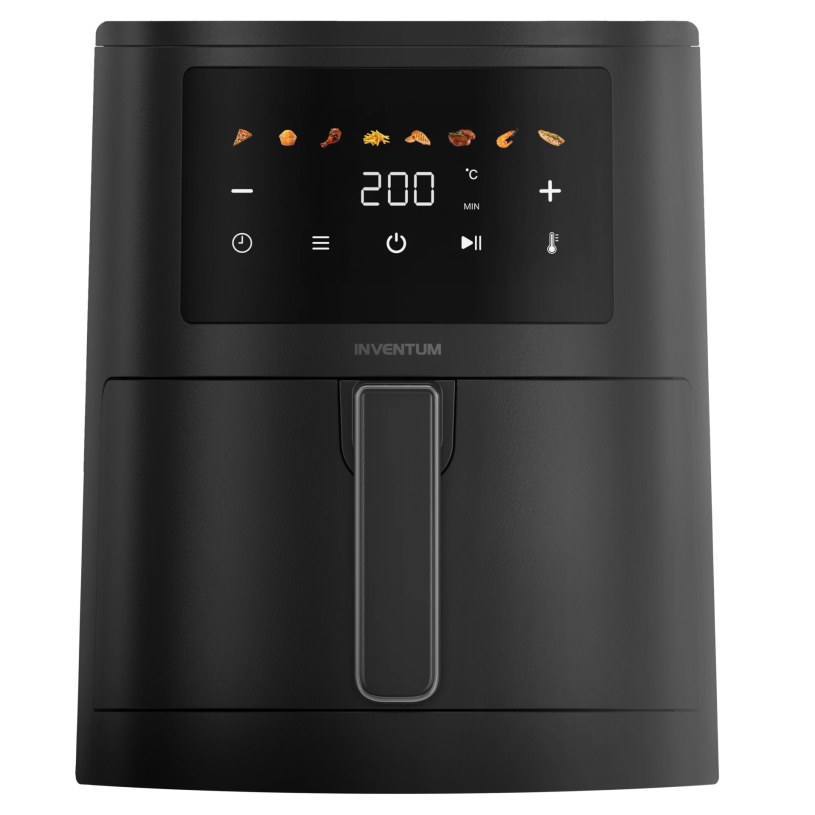 Inventum GF351HLDB Airfryer Friteuse 3,5L Zwart 1500W