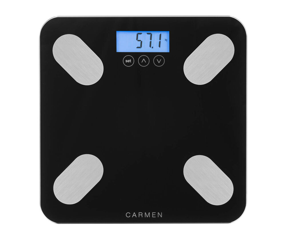 Carmen CBS0301B Personenweegschaal Lichaamsanalyse zwart 180
