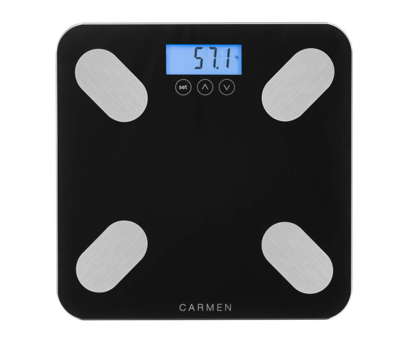 Carmen CBS0301B Personenweegschaal Lichaamsanalyse zwart 180