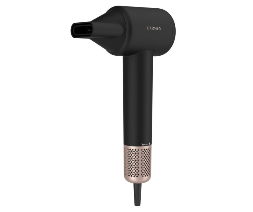 Carmen CHD1630B Föhn - ION - 3 warmtestanden - Zwart