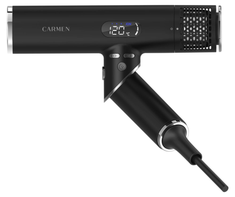 Carmen CHD1640B Föhn - HD LED Display - Inklapbaar