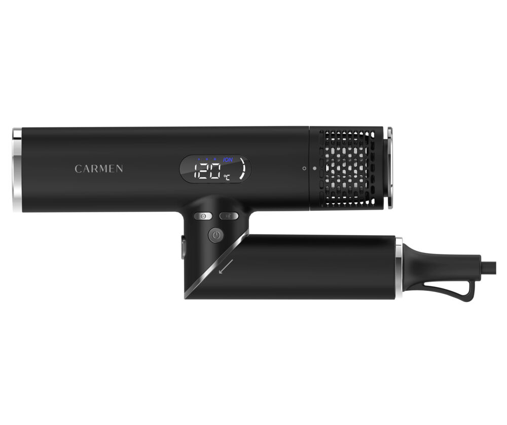 Carmen CHD1640B Föhn - HD LED Display - Inklapbaar
