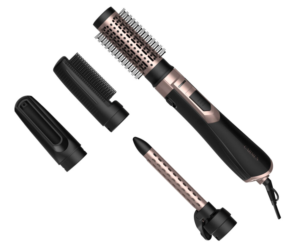 Carmen CHB1035B Föhnborstel - 4 opzetstukken - ION