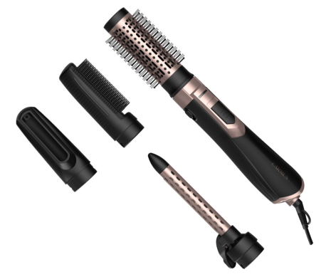 Carmen CHB1035B Föhnborstel - 4 opzetstukken - ION