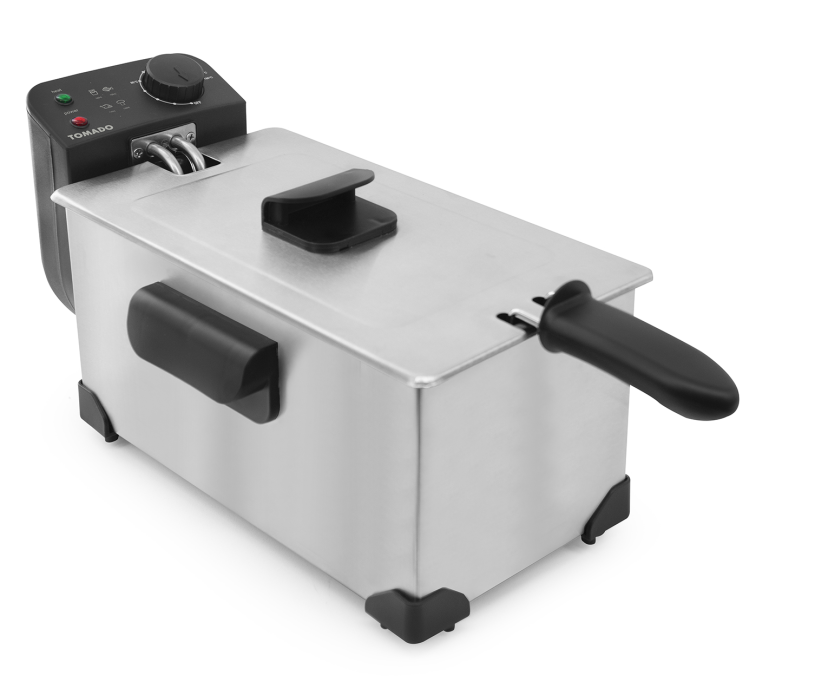 Tomado Frituurpan - 3 liter inhoud - Koude zone - RVS