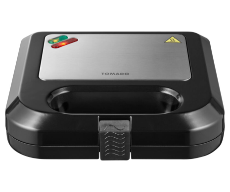 Tomado Sandwich grilll 750W zwart/RVS