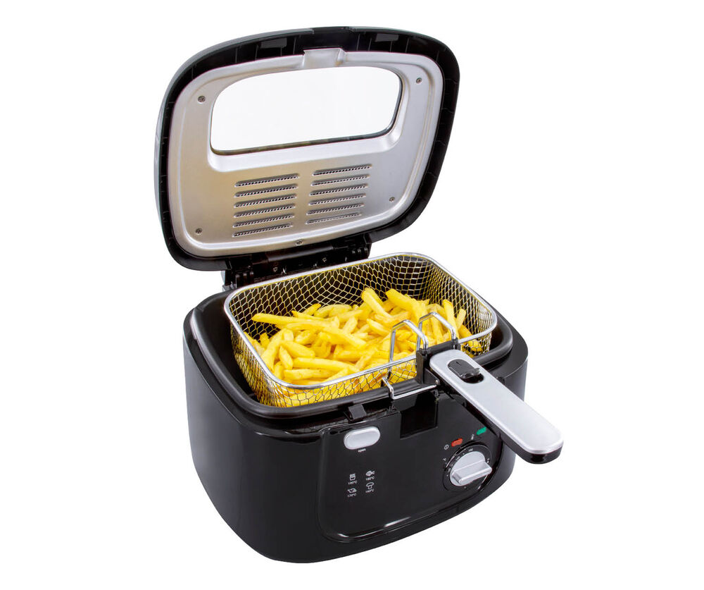 Tomado TDF2501B Friteuse 2,5L koele wand - zwart